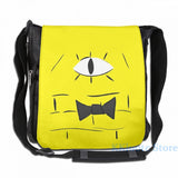 Funny Bill Cipher Close Up USB Charge Backpack School Bag Travel Laptop Bag