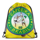Capoeira Graphic Print USB Charge Backpack