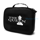 Funny Chess Queen USB Charge Backpack School Travel Laptop Bag