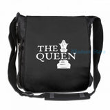 Funny Chess Queen USB Charge Backpack School Travel Laptop Bag