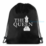 Funny Chess Queen USB Charge Backpack School Travel Laptop Bag