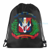 Dominican Republic Coat of Arms USB Charge Backpack