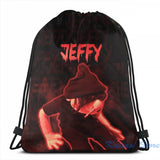 Funny Graphic Dark Jeffy USB Charge Backpack - Travel Laptop Bag