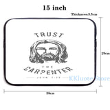 Funny Graphic Trust the Carpenter Jesus Christ USB Charge Backpack