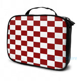 Graphic Print Red USB Charge Backpack School Laptop Bag