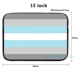 Funny DemiBoy Flag USB Charge Backpack School Bag