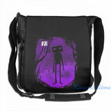 Funny Enderman USB Charge Backpack School Travel Laptop Bag