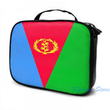 Funny Eritrea Flag Banner USB Charge Backpack School Travel Laptop Bag