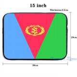 Funny Eritrea Flag Banner USB Charge Backpack School Travel Laptop Bag