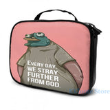 Funny Graphic Every Day. We Stray Further from God USB Charge Backpack
