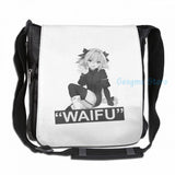 Funny Graphic print Astolfo Waifu USB Charge Backpack School Travel bag