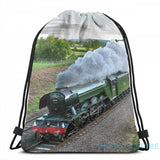 Flying Scotsman USB Charge Backpack School Travel Laptop Bag