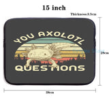 Funny Axolotl USB Charge Backpack Men Women School Travel Laptop Bag