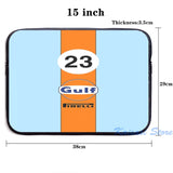 Gulf Oil Racing Colours USB Charge Backpack Men School Bags Women Bag Travel Lap