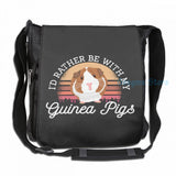 Funny Graphic print Guinea Pig Cavy USB Charge Backpack School Travel Bag