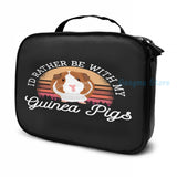 Funny Graphic print Guinea Pig Cavy USB Charge Backpack School Travel Bag