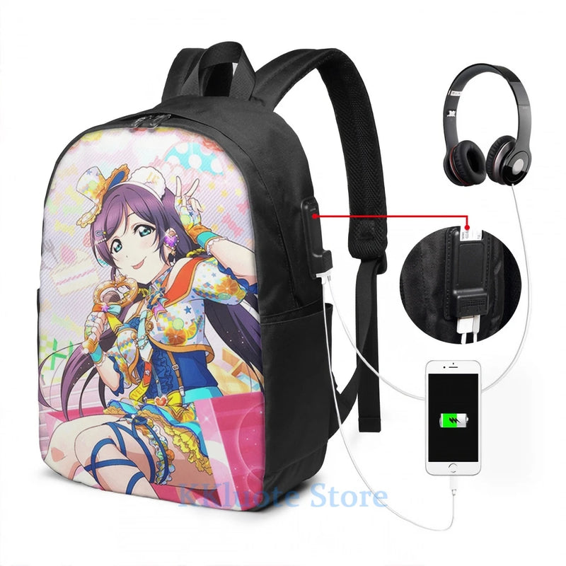 Nozomi Tojo Idol Costume USB Charge Backpack