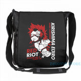 Funny Kirishima Eijiro USB Charge Backpack School Travel Laptop Bag