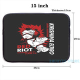 Funny Kirishima Eijiro USB Charge Backpack School Travel Laptop Bag