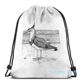 Funny Lapwing USB Charge Backpack Men Women School Travel Laptop Bag