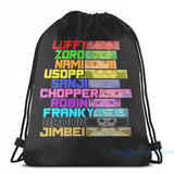 One Piece Straw Hat Pirates Brook USB Charge Backpack