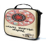 Funny Graphic Okami Zodiac Wheel USB Charge Backpack