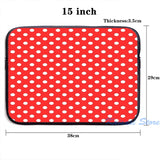 Polka Dot On Red USB Charge Backpack Men Women Travel Laptop Bag