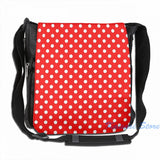 Polka Dot On Red USB Charge Backpack Men Women Travel Laptop Bag