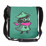 Funny Graphic Print Ralsei USB Charge Backpack School Travel Laptop Bag