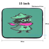 Funny Graphic Print Ralsei USB Charge Backpack School Travel Laptop Bag