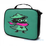 Funny Graphic Print Ralsei USB Charge Backpack School Travel Laptop Bag