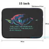 Metroid Debriefing USB Charge Backpack School Travel Laptop Bag