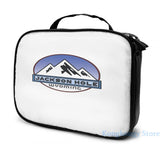 Jackson Hole Wyoming Mountain Snowboard Skiing USB Backpack