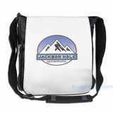 Jackson Hole Wyoming Mountain Snowboard Skiing USB Backpack