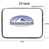 Jackson Hole Wyoming Mountain Snowboard Skiing USB Backpack