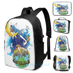 Capoeira to the Moon USB Backpack