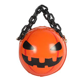 Halloween Pumpkin Demon Shoulder Tote Bag