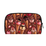 Funny Ice Cream Pattern Wallet Harajuku Cartoon Cake Money Bags for Travel