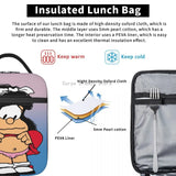Mafalda Insulated Lunch Bag for Women Quino Comic Cartoon Cooler Thermal