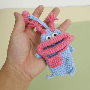 Funny Monster Weave Key Wallet for Women Men Kids Gift