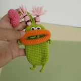 Funny Monster Weave Key Wallet for Women Men Kids Gift