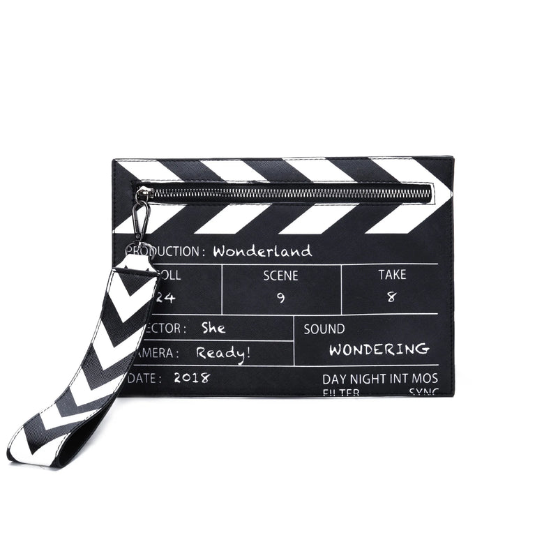 Funny Movie Prop Shoulder Bag Letters Clutch Bag