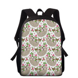 Funny Sloth Print Schoolbag for Kids, Teen Backpack for Boys/Girls