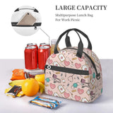 Funny Nurse Insulated Lunch Bag for Women Waterproof Nursing Cooler