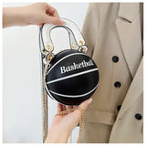Funny Personality Basketball Bag Chain Handbag