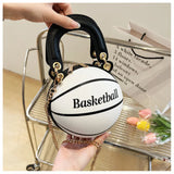 Funny Personality Basketball Bag Chain Handbag