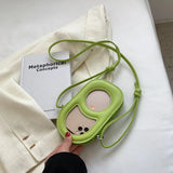 Funny Personality Paper Clip Mobile Phone Bag Female Hollow Out Small Bag