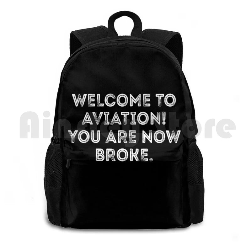 Aviation Outdoor Hiking Backpack - Airplane Lover Gift