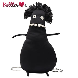 3D Germ Shape Crossbody Bag Skull Punk Monster Handbag Purse