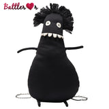 3D Germ Shape Crossbody Bag Skull Punk Monster Handbag Purse